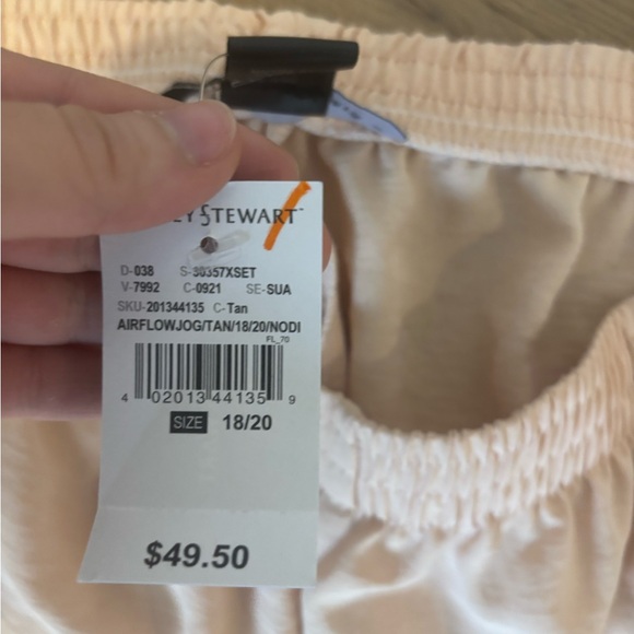 Ashley Stewart Light Pink Joggers polyester size 18/20 - Picture 4 of 5